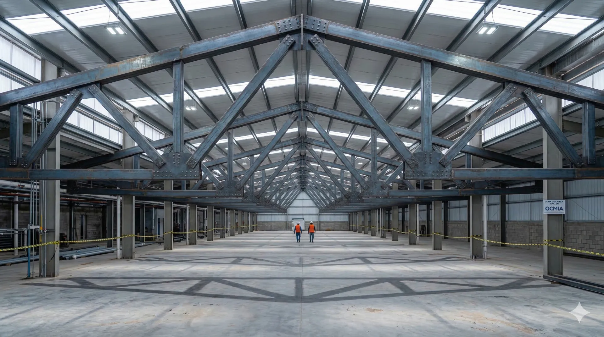 Cerchas de acero para techos — cerchas metálicas estructurales OCMIA