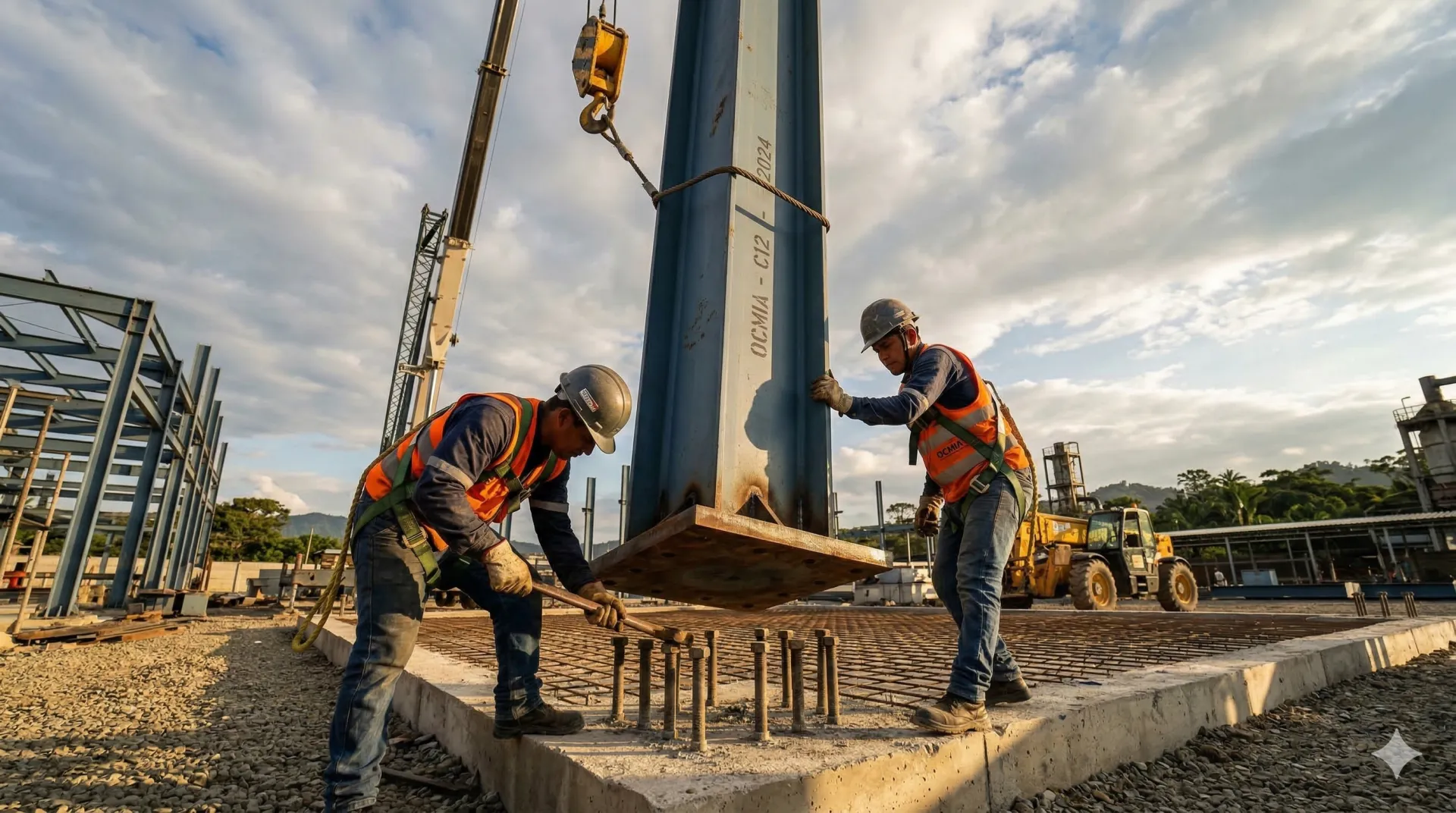 Columnas de acero estructural — columnas en acero para edificaciones OCMIA