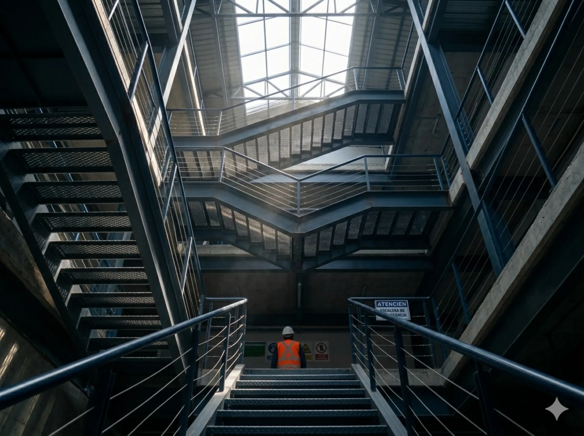 Escaleras metálicas y entrepisos en estructura de acero OCMIA