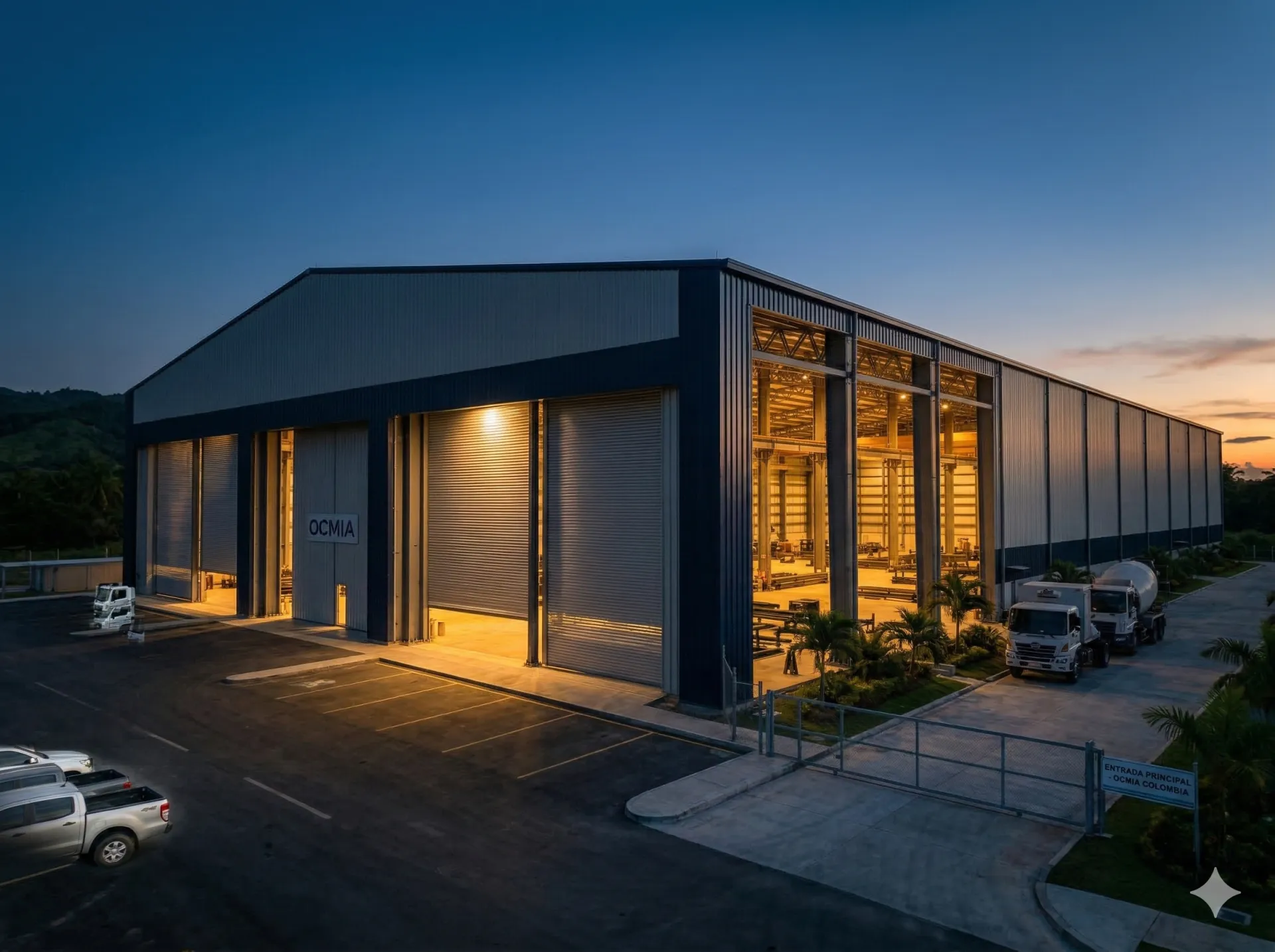 Galpones metálicos y bodegas con estructura de acero OCMIA