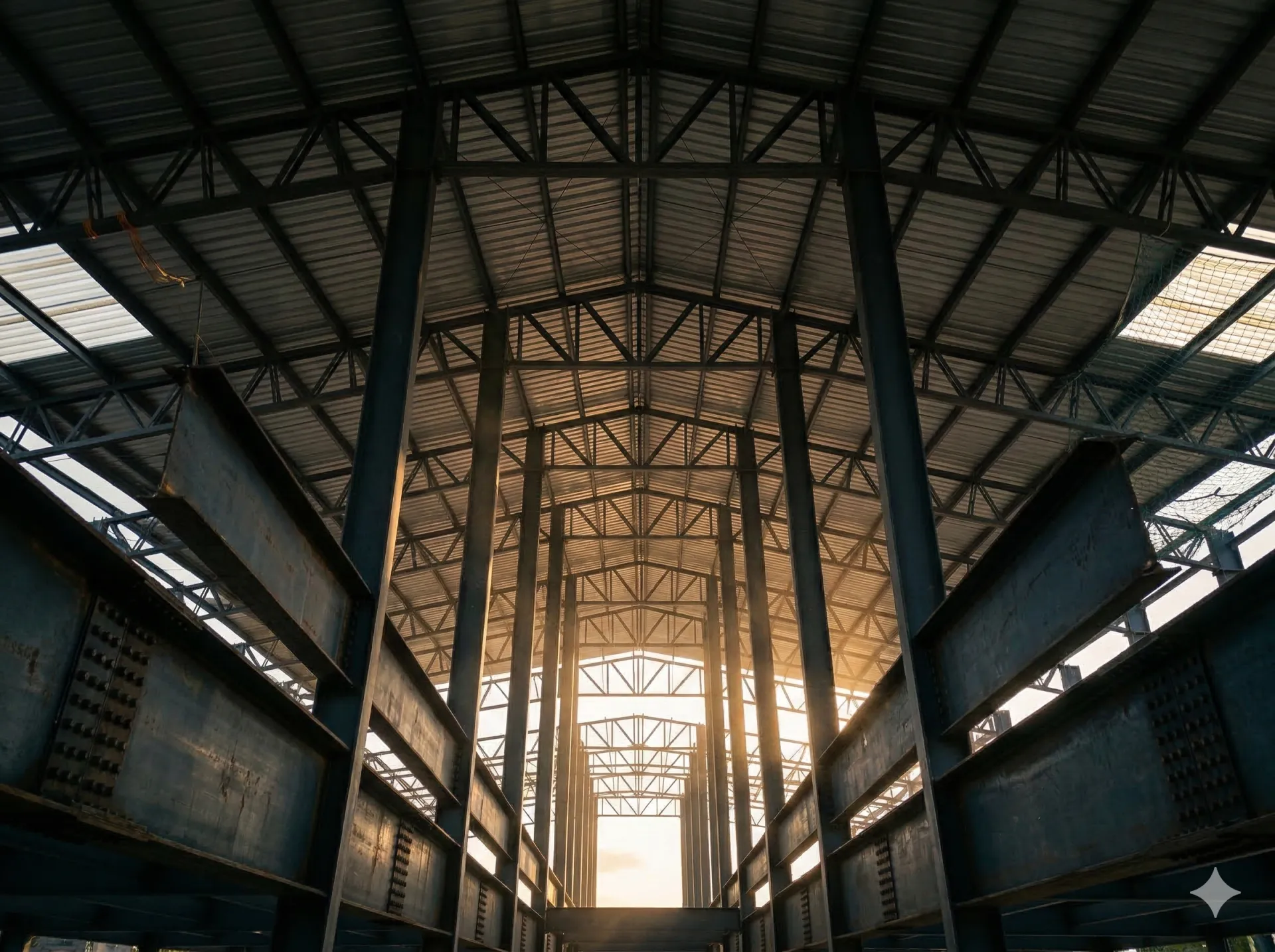 Techos y cubiertas metálicas — estructura para techo OCMIA