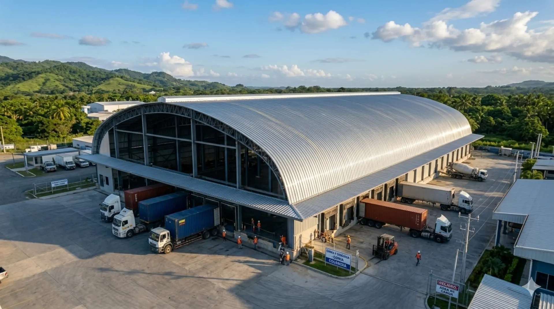 Cubiertas metálicas para naves industriales OCMIA