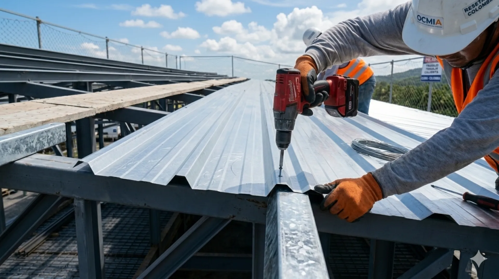 Estructura para techo de zinc y aluzinc OCMIA